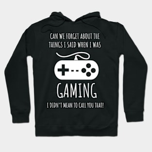 The Things I Said When I Was Gaming Hoodie